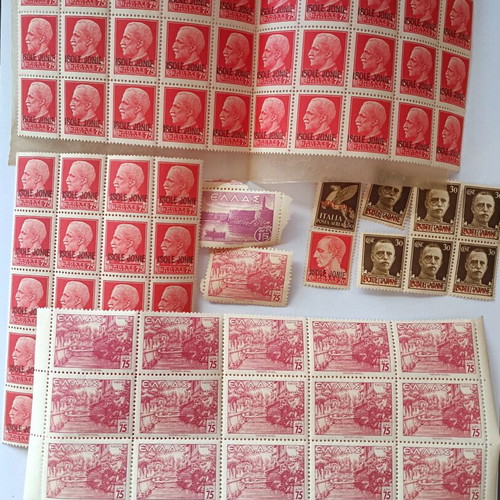 Prewar stamp collection, Greek and foreign