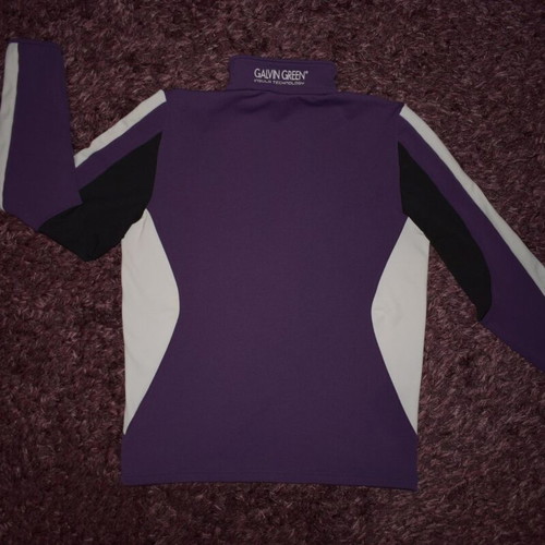 Galvin Green Mens Insula Pullover size M like new, white and purple