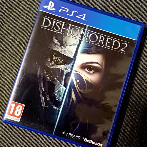 Dishonored 2 PS4 game used, complete and in excellent condition