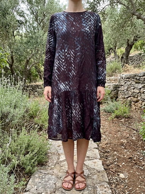 Dress like new, black and purple, size M