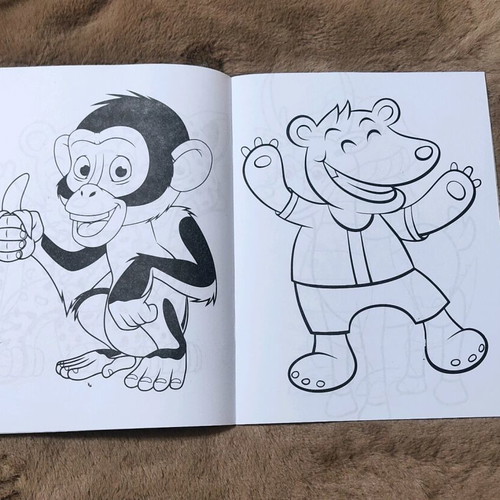 Coloring Book καινούργιο με ζωάκια, 32 σελίδες