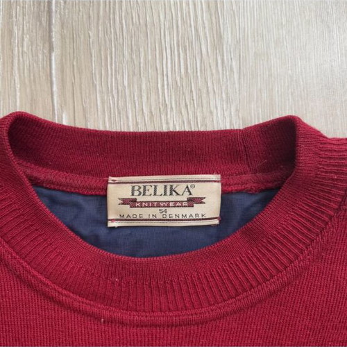 Vintage Belika Golfers Windstopper men's sweater red, like new, size 54