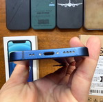 iPhone 12 mini 128GB μπλε μεταχειρισμένο με 4 tempered glass και 4 θήκες