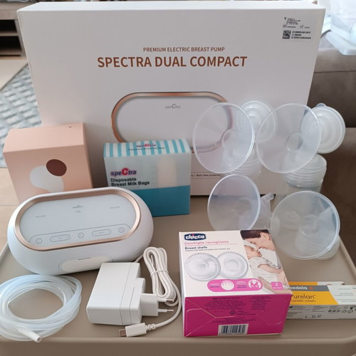 Spectra Dual Compact Gold electric breast pump new