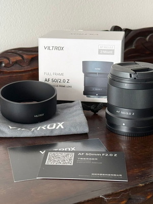 Viltrox 50mm f2 Air lens for Nikon Z like new