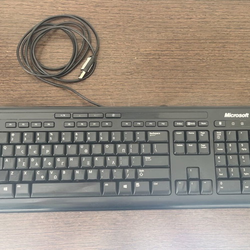 Microsoft Wired Keyboard 600 Greek layout