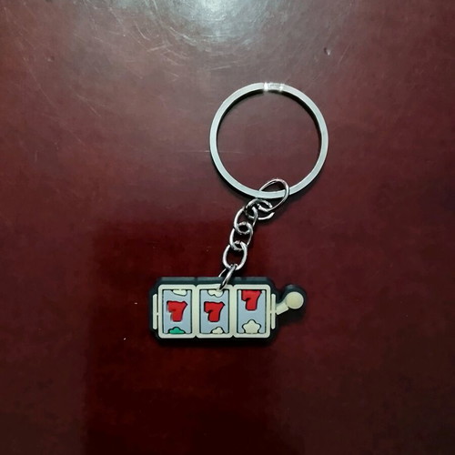 Casino keychains new, set of 9 leather