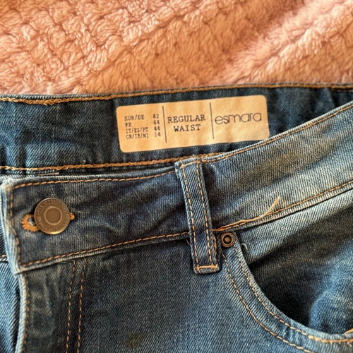 Jean shorts like new, blue, size L