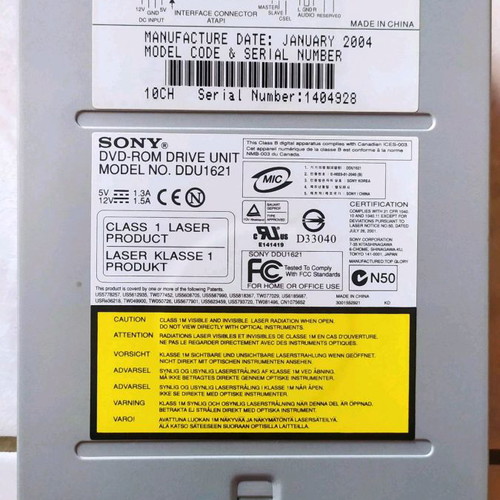 Sony DVD-ROM Drive Unit model No. DDU 162 used