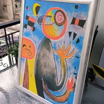 Abstract art painting like new