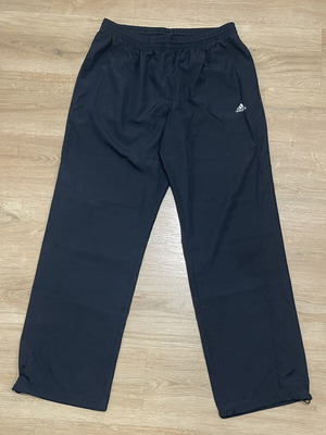 Adidas black tracksuit size L