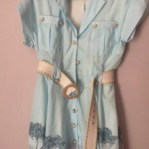 Dress short like new, multicolored, size M