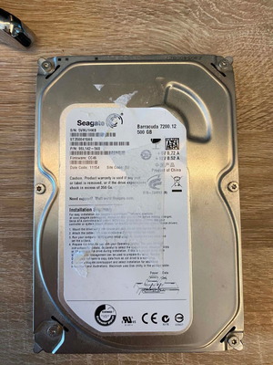 Seagate Barracuda 500GB 3.5" HDD μεταχειρισμένο, SATA, 7200 RPM