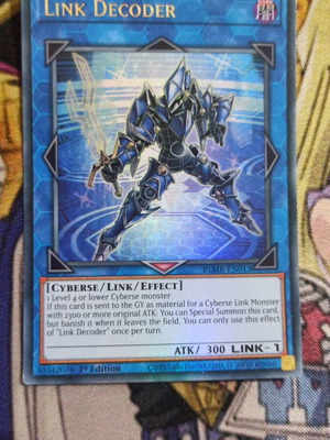 Link Decoder κάρτα Yu-Gi-Oh! σαν καινούργιο από Battles Of Legend Monstrous Revenge