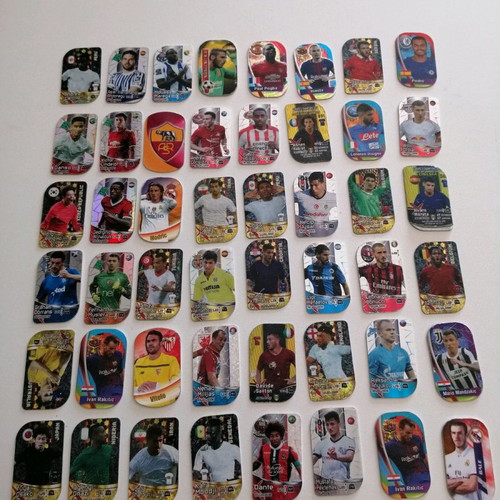 Europe's champion metal footballer tags used, pack of 48
