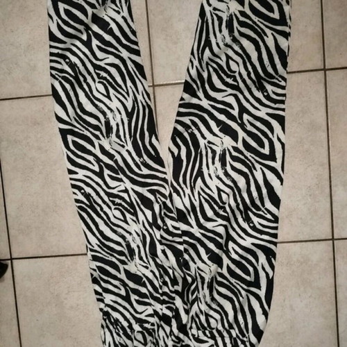 SugarFree women's salvari pants like new, black and white, size M