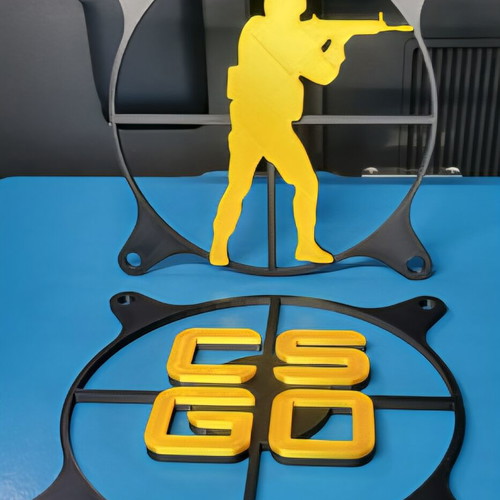 CSGO and Pokemon fan cover 120mm, 2 pieces, like new