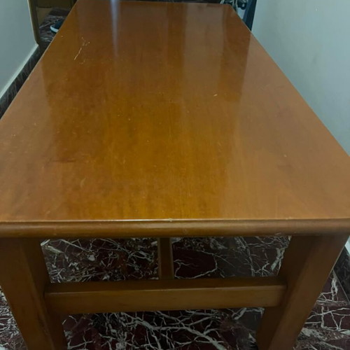 Coffee table used with glass top, 1 meter length