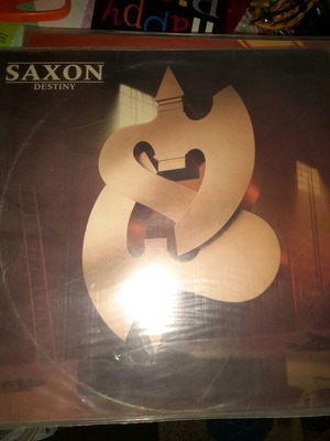 Saxon Destiny vinyl record used, rock