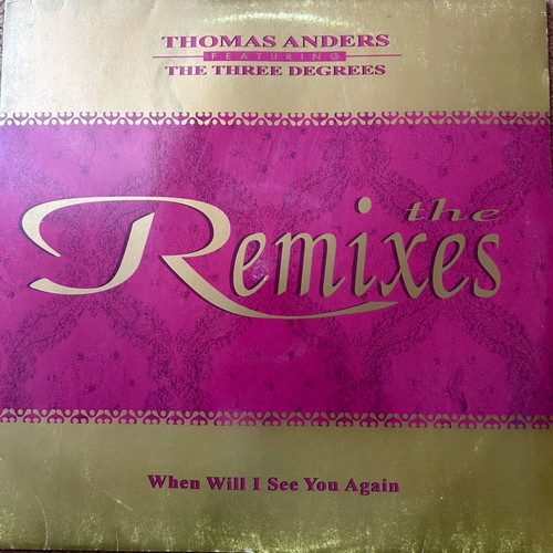 Thomas Anders When Will I See You Again The Remixes vinyl used