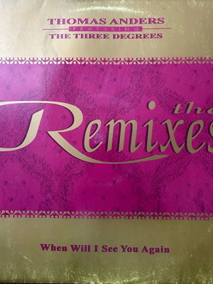Thomas Anders When Will I See You Again The Remixes βινύλιο μεταχειρισμένο
