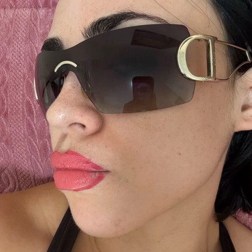 Christian Dior Diorly2 sunglasses like new, purple vintage