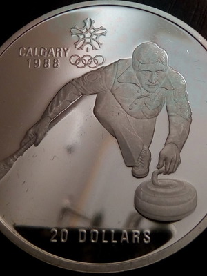 Canada 1987 Silver Proof νόμισμα μεταχειρισμένο, ασήμι 92,5%