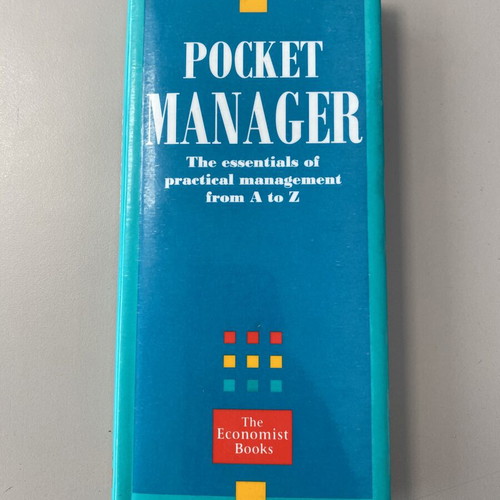 Pocket Manager vintage book from UK, 1990