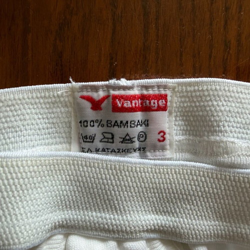 Vantage Men's Underwear New Classic Line Size M White 100% Cotton