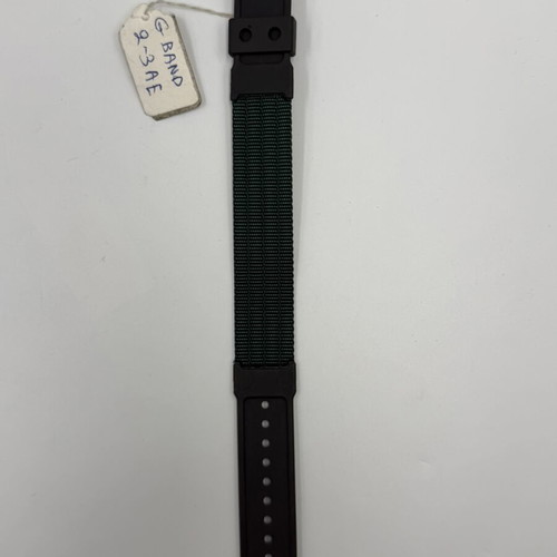 Casio G-Shock watch strap 440 S9 23 like new, black and green