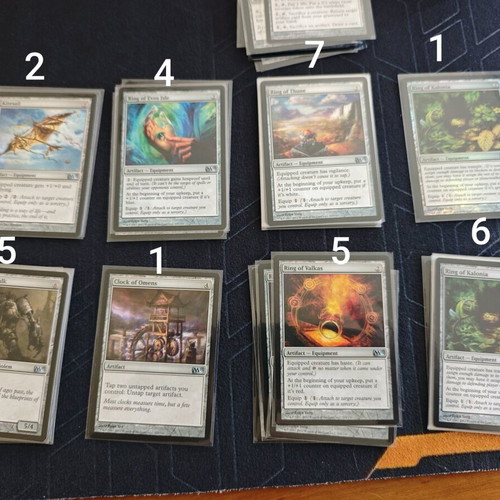 MTG M13 Artifacts and Lands Collection Like New with Sleeves