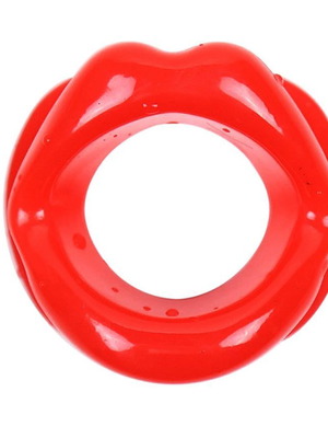 Silicone Mouth Gag red, new, 4cm opening, BDSM