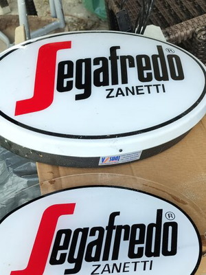 Illuminated sign small, new, customizable logo