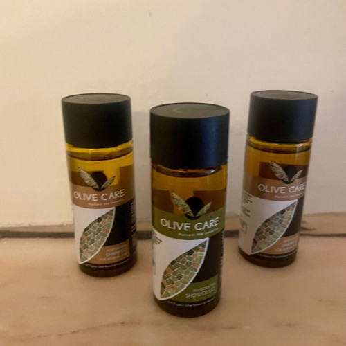 Olive Care 2 shampoo and shower gel new, 33ml each