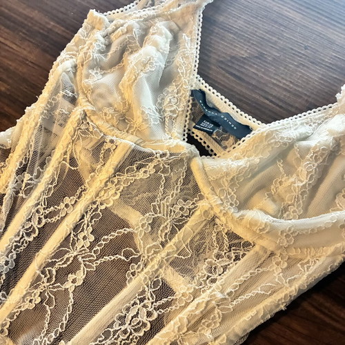 Bershka White Top Size XS New