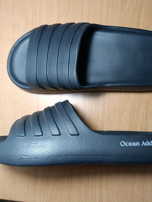 Ocean Addicts slides slippers, size 38, black