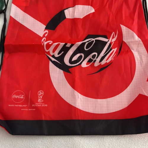 Coca Cola fleece blanket new with gift bag