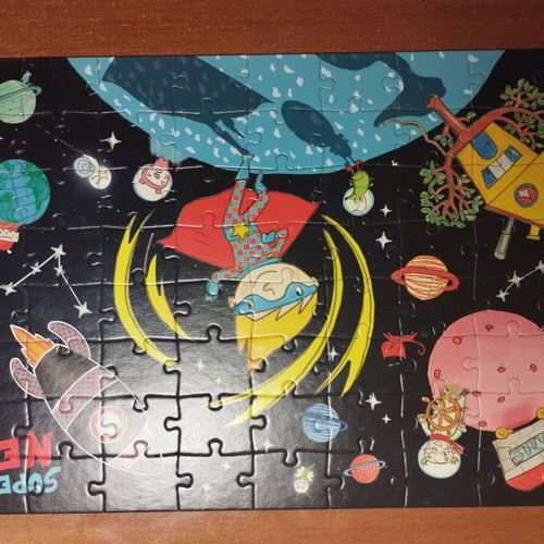 Super Neo puzzle 72 pieces like new, glow in the dark, German made