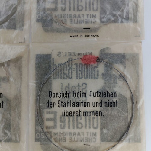 Künzel's Silber-Band Steel Guitar Strings No. 620, Tone E, 1930s