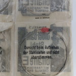 Κορδές κιθάρας ατσάλινες Künzel's Silber-Band Νο 620, τόνος E, δεκαετία 1930