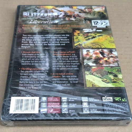 Blitzkrieg 2 Liberation CDV PC DVD-ROM sealed