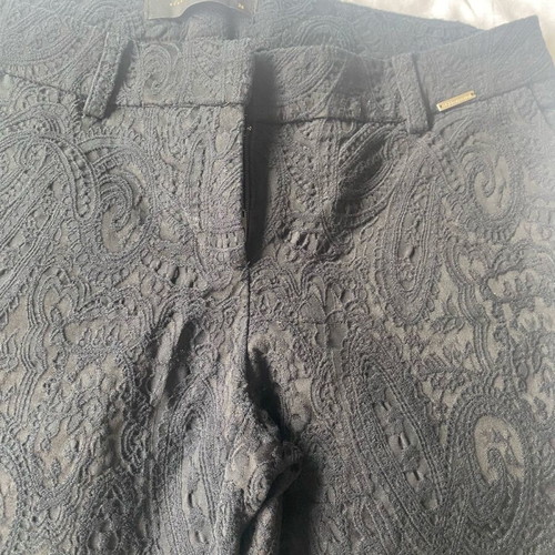 BSB black pants with embossed patterns like new, size M