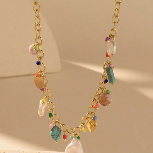 Steel necklace new