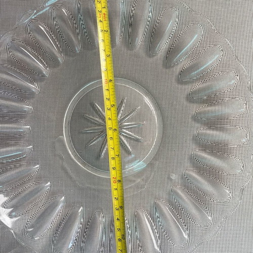 Glass platter used 30 cm