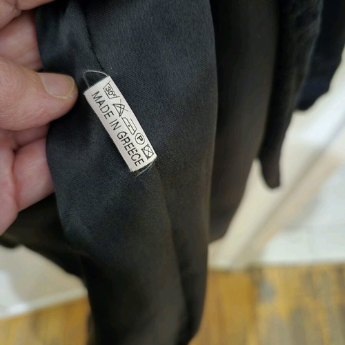 Camomilla synthetic fur black, like new, size L