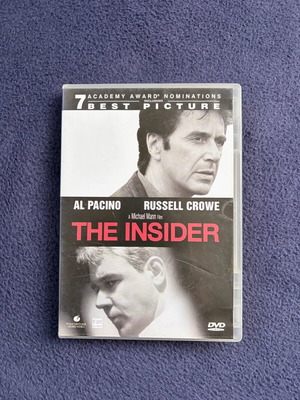 The Insider DVD used, adventure, crime with subtitles