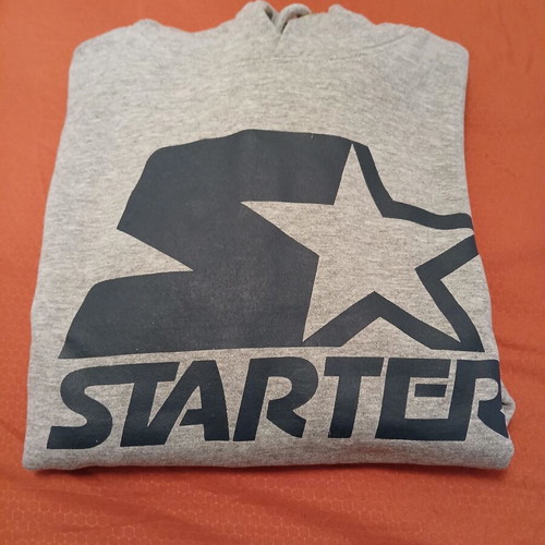 Starter hoodie sweatshirt like new, grey, size L