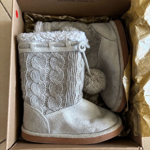 H&M children's boots used, size 30-31, gray