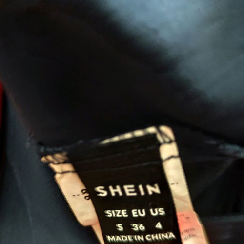 Shein dress new, size S, blue with embroidery