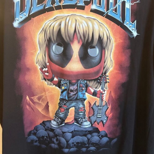 Funko Marvel Deadpool Heavy Metal T-Shirt XL new, black
